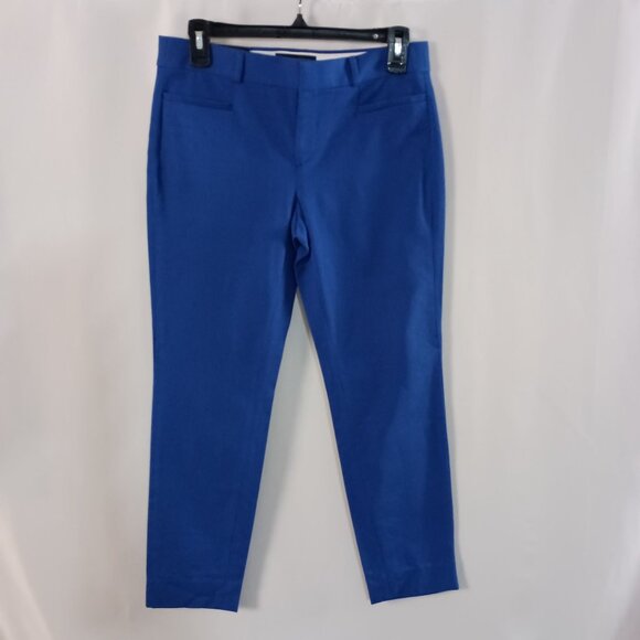 Banana Republic Sloan Bi-Stretch Crop Pants Women’s Size 2 Royal Blue NWT - Picture 1 of 9
